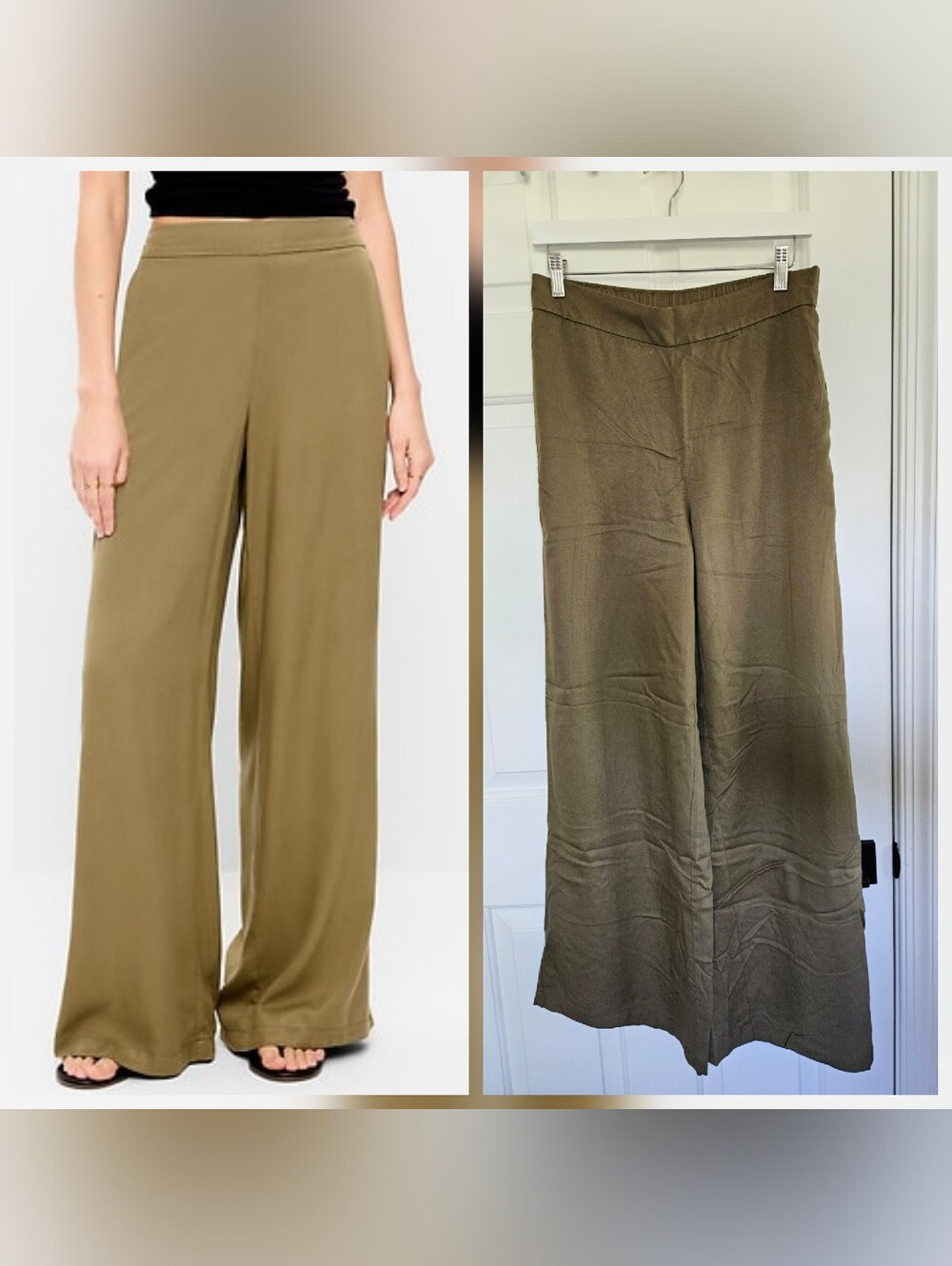 NWOT Old Navy High Waisted Wide Leg Pants - M Tall